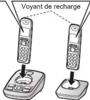 PANASONIC KXTG4222 - Recharge des piles - 1