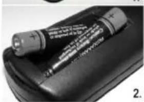 MANHATTAN MT19LED12DVX - Inserting Batteries - 2