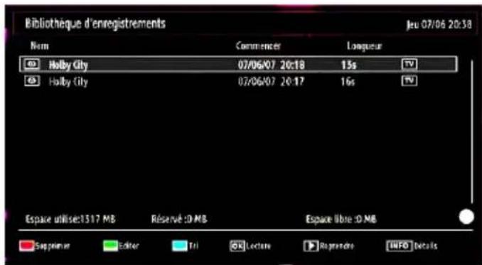MANHATTAN MT19LED12DVX - Regarder les programmes enregistrés - 1