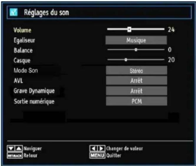 MANHATTAN MT19LED12DVX - Configuration des paramètres sonores - 1