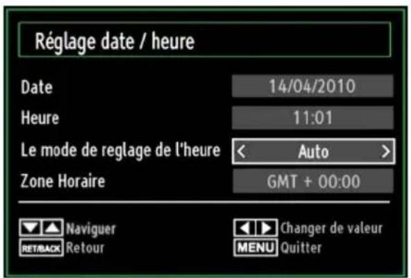 MANHATTAN MT19LED12DVX - Configurer le réglage Date/Heure - 1