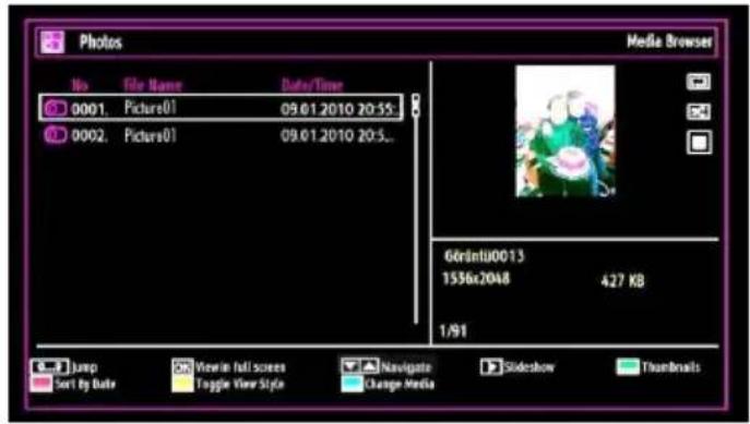 MANHATTAN MT19LED12DVX - Viewing Photos via USB - 1