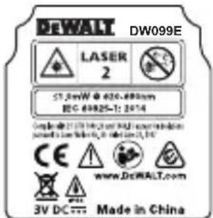DEWALT DW099S - WARNING: - 1