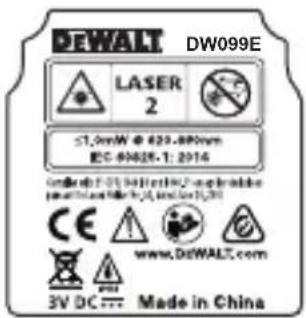 DEWALT DW099S - ADVERTENCIA: - 1