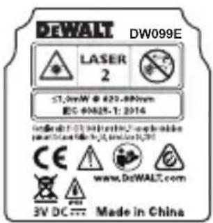 DEWALT DW099S - WAARSCHUWING: - 1