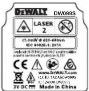 DEWALT DW099S - WARNING: - 2