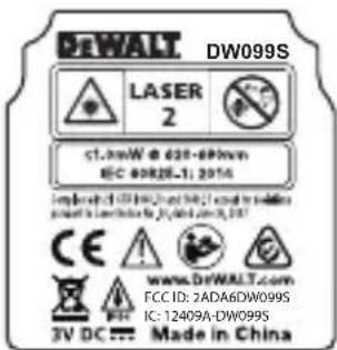 DEWALT DW099S - AVERTISSEMENT : - 2