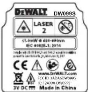 DEWALT DW099S - AVVERTENZA - 2