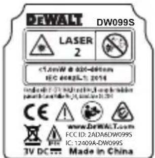 DEWALT DW099S - WARNING: - 2