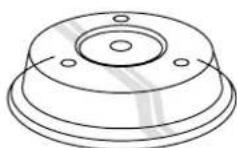 INDESIT MWI 3455 IX - COUVERCLE (SELON LE MODELE) - 1