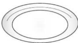 INDESIT MWI 3455 IX - PLAQUE TOURNANTE EN VERRE - 1