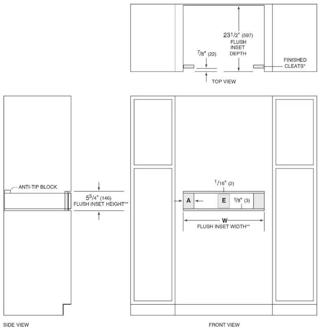 WOLF VS24 - FLUSH INSERT INSTALLATION - 1