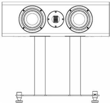 ELAC Carina BS243.4 - Anordnung Center-Lautsprecher - 3