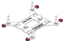 Noctua NHL12S - Installation de la plaque arrête - 4