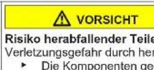 BOSCH KGN39MIEP - Austauschen des oberen Turscharniers - 8