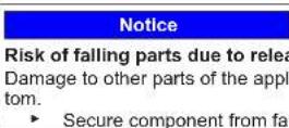 BOSCH KGN39MIEP - Replacing door lower hinge - 10