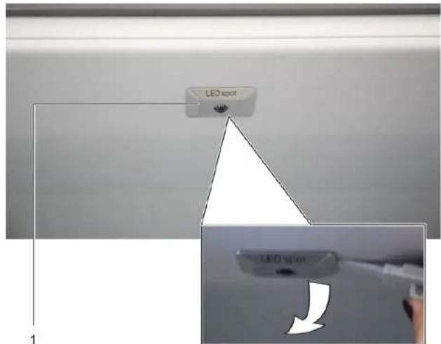 BOSCH KGN39MIEP - LED apsvietimo lemutes isemimas - 1