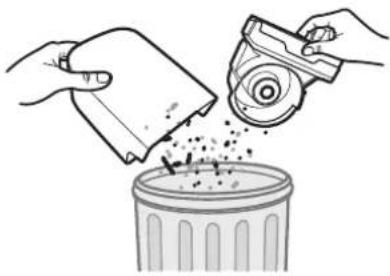 SAMSUNG VR2AM7065WS - Cleaning the dustbin - 3
