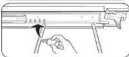 SAMSUNG NV51M9770DS - Pour lubrifier les rails de la grille coulissante - 4