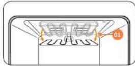 SAMSUNG NV51M9770DS - Remplacement de l'ampoule du four - 2
