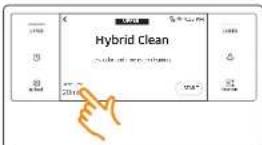 SAMSUNG NV51M9770DS - How to run a hybrid cleaning cycle - 2