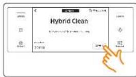 SAMSUNG NV51M9770DS - How to run a hybrid cleaning cycle - 4