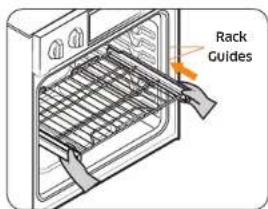 SAMSUNG NV51M9770DS - Using the gliding rack - 1