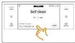 SAMSUNG NV51M9770DS - How to run a self cleaning cycle - 1