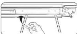 SAMSUNG NV51M9770DS - Pour lubrifier les rails de la grille coulissante - 2
