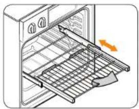 SAMSUNG NV51M9770DS - Utilisation de la grille coulissante - 2