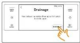 SAMSUNG NQ70M7770DS - Démarrage d'un cycle drainage - 1