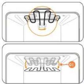 SAMSUNG NQ70M7770DS - Changing the oven light (Lower oven only) - 1