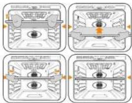SAMSUNG NQ70M7770DS - To install the divider into the lower oven cavity - 1