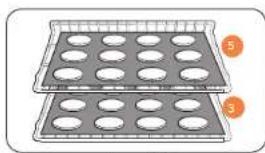 SAMSUNG NQ70M7770DS - Emplacement des grilles et des plats - 3