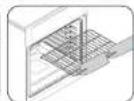 SAMSUNG NQ70M7770DS - Recolocar las parrillas - 4