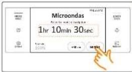 SAMSUNG NQ70M7770DS - Cómo programar el horno para cocción por temporizador - 4