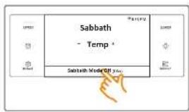 SAMSUNG NQ70M7770DS - How to use the Sabbath feature - 4