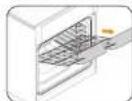 SAMSUNG NQ70M7770DS - Recolocar las parrillas - 3