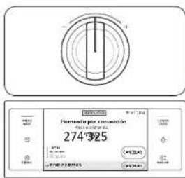 SAMSUNG NQ70M7770DS - Cómo ajustar la temperatura durante el proceso de cocción - 3