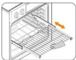 SAMSUNG NQ70M7770DS - Utilisation de la grille coulissante - 2