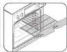 SAMSUNG NQ70M7770DS - Remise en place des grilles - 4