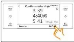 SAMSUNG NQ70M7770DS - Cómo utilizar la función de cocción gourmet - 1