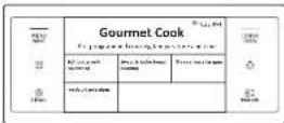 SAMSUNG NQ70M7770DS - Using the gourmet cook feature - 2