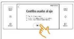 SAMSUNG NQ70M7770DS - Sugerencias para el modo de cocción gourmet - 1