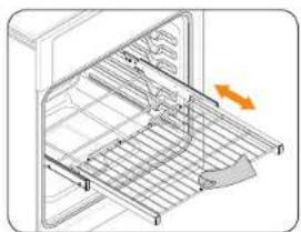 SAMSUNG NQ70M6650DG - Utilisation de la grille coulissante - 2