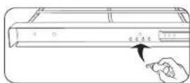 SAMSUNG NQ70M6650DG - To lubricate the slides of the gliding rack - 5