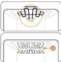 SAMSUNG NQ70M6650DS - Changing the oven light (Lower oven only) - 1