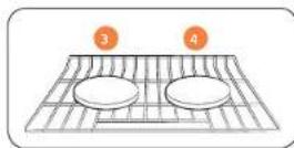 SAMSUNG NQ70M6650DS - Using the oven racks - 2