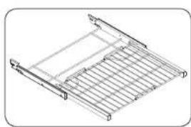 SAMSUNG NQ70M6650DS - To lubricate the slides of the gliding rack - 1