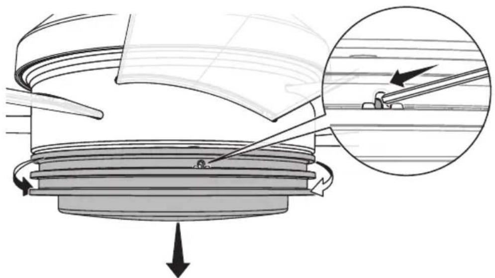 Big Ass Fans i6 - Le ventilateur et l'éclairage sont programmés en mode Sink pour la commande de 0-10 V par défaut. Pour basculer sur le mode Source de la commande, communiquez avec le service à la clientèle ou visitez bigassfans.com/support - 1